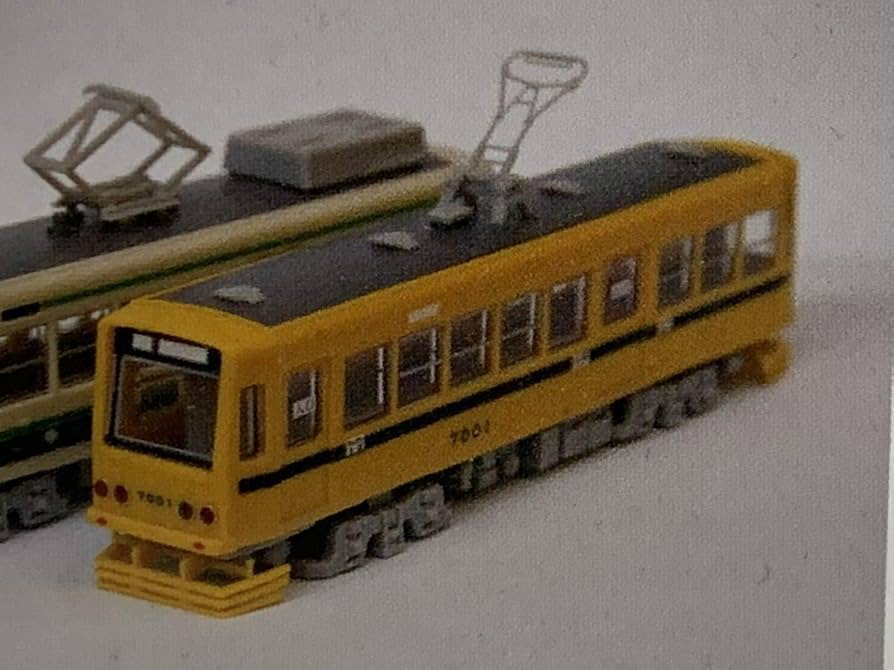 路面電車、HOゲージ Amazon | ワンマイル 都電荒川線 7000形 ディスプレイモデル 非